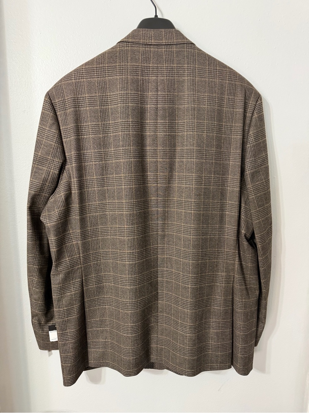 Shaquille O’Neal XLG Men’s Brown Plaid Sport Coat Blazer Jacket Various Sizes - Picture 2 of 2